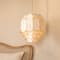 Hello Honey® 17.5" 4-Tier Capiz and Metal Chandelier
